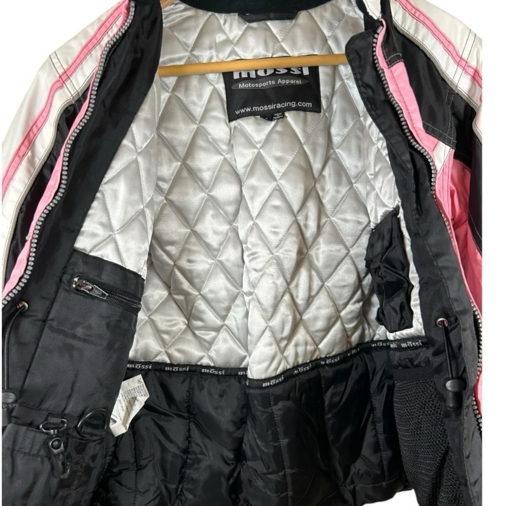 Mossi Motorsports Women's Nylon Full-Zip Racing Jacket runs small it fits size 6 - Picture 5 of 15